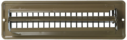 AP PRODUCTS 013-641 AP Products (13641 Brown 2-1/4" x 10" Floor Register