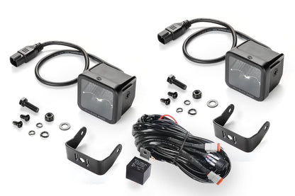 HELLA 358176801 HELLA 1FA 358 176-801 LED-Spotlight - Black Magic Cube Kit 2.7" - 12/24V - mounting - Short distance lighting - Cable: 500mm - Plug: DEUTSCH plug - Kit - Quantity: 2