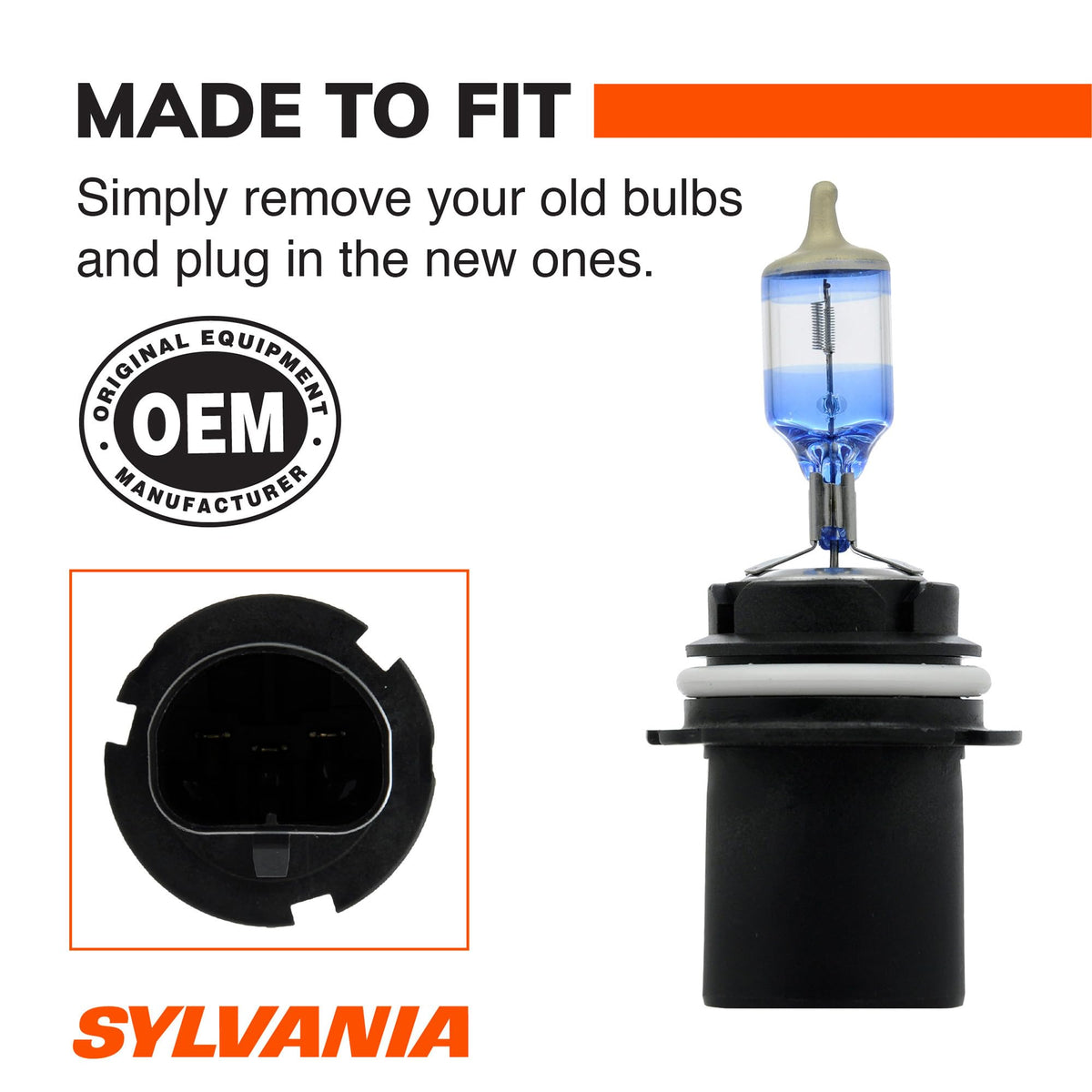 SYLVANIA 9007SU.BP SYLVANIA 9007 SilverStar Ultra Halogen Headlight Bulb, 1 Bulb