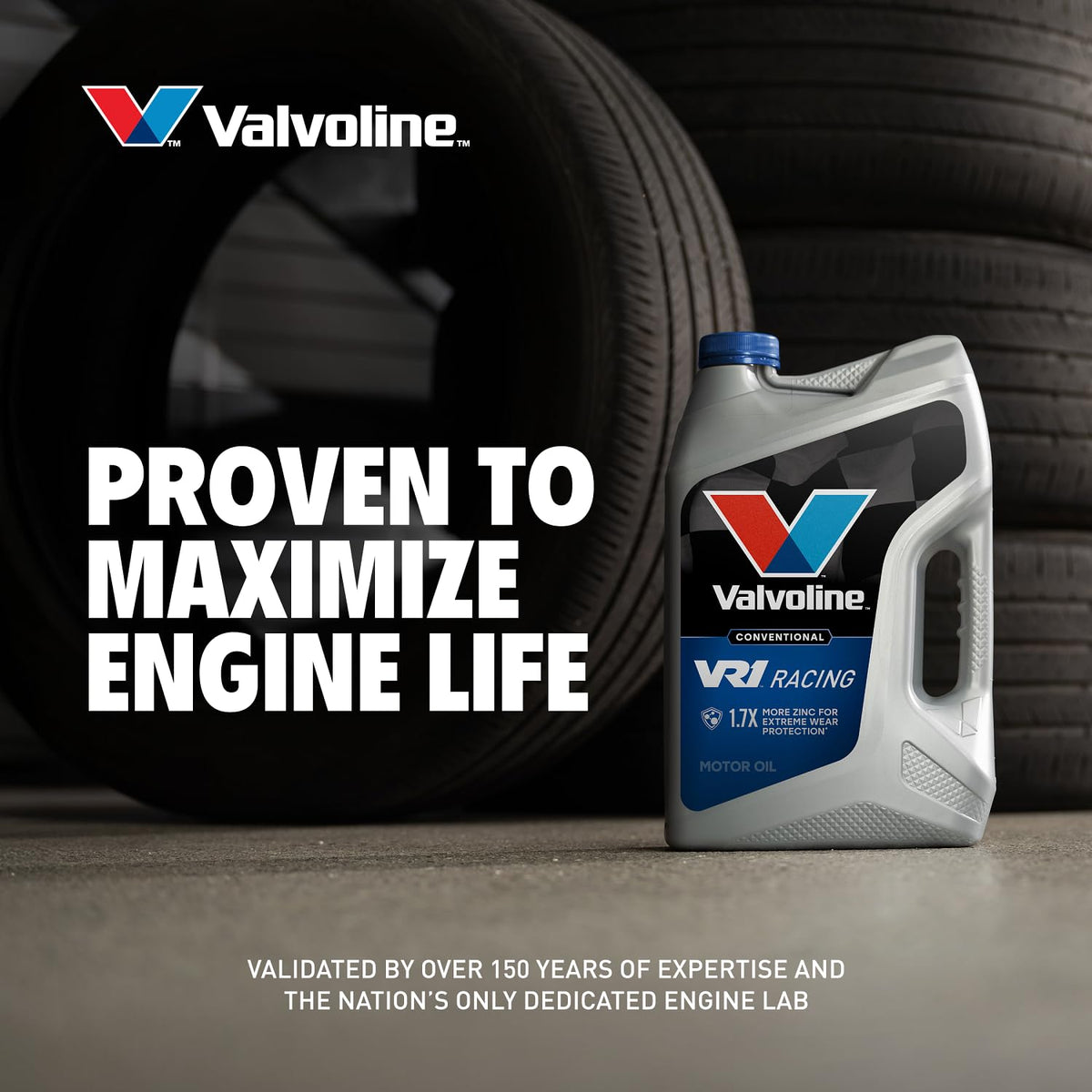 VALVOLINE 822388 Valvoline VR1 Racing SAE 10W-30 Motor Oil 1 QT, Case of 6