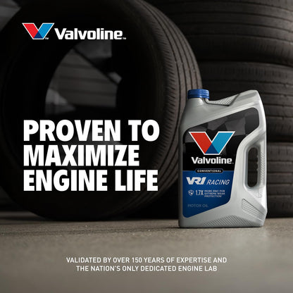 VALVOLINE 822388 Valvoline VR1 Racing SAE 10W-30 Motor Oil 1 QT, Case of 6