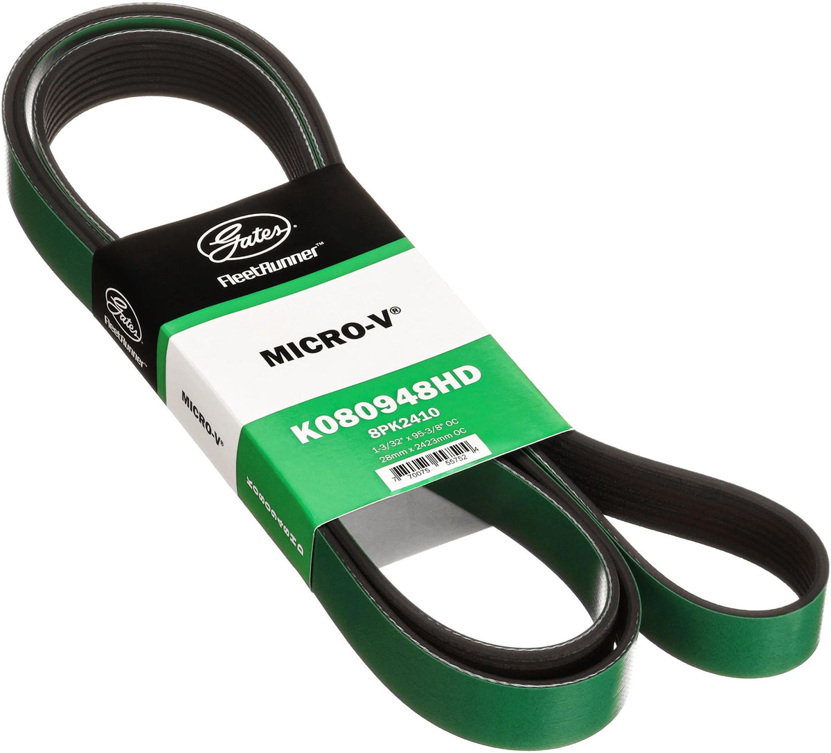 Gates K080948HD V-RIBBED BELT (HEAVY DUTY