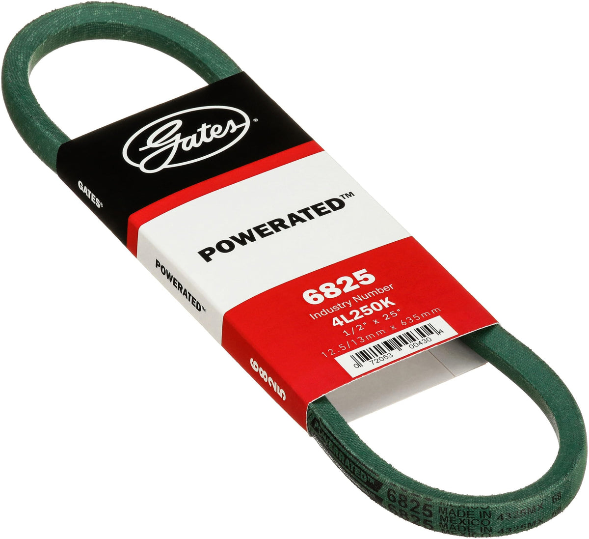 Gates 6825 Powe Rated Fhp Medium Horse Power V Belt
