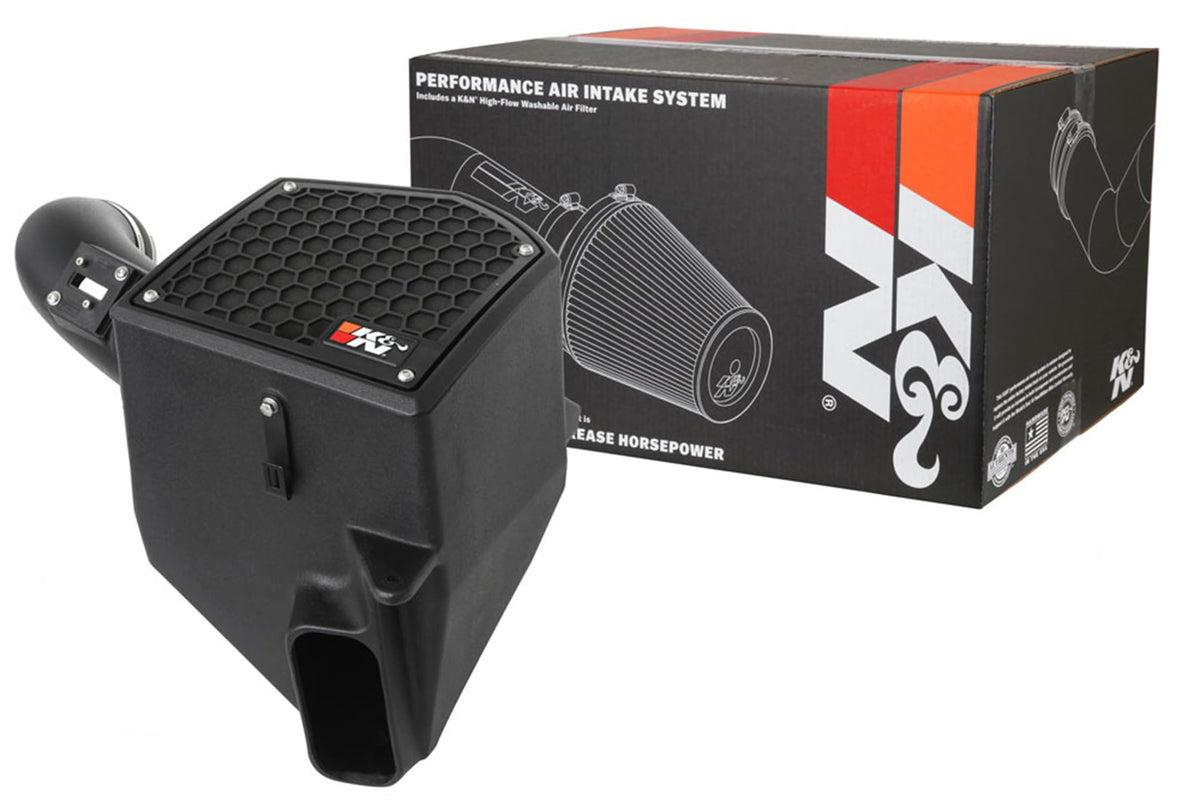K&N FILTER 63-3118 K&N Cold Air Intake System: High-Flow Air Filter, Increase Performance & Towing: Compatible with 2020-2025 Chervolet/GMC: 1500, 63-3118