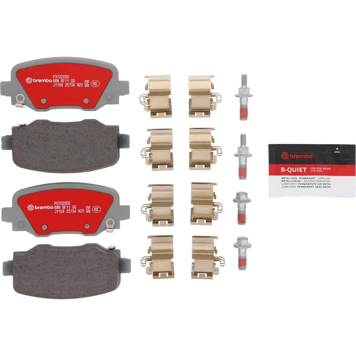 BREMBO P56074SD Brembo Disc Brake Pad Set Severe Duty P37020SD