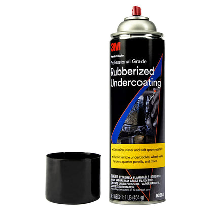 3M 03584 3M Professional Grade Rubberized Undercoating, Corrosion, Water and Salt Spray Resistant, 03584, 16 oz. Aerosol