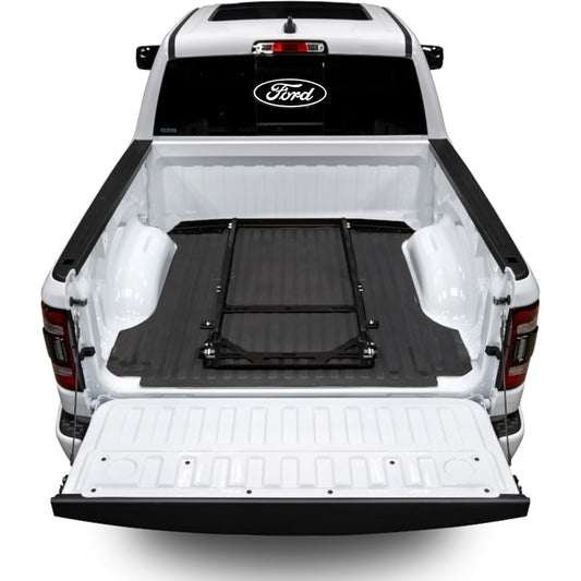 BEDSLIDE BSA-MAV-2022 Bedslide No-Drill Truck Bed Brackets, for Truck Bed Organizer, Fits Ford Maverick, Years 2022-2024, 5’ Truck Bed, Black