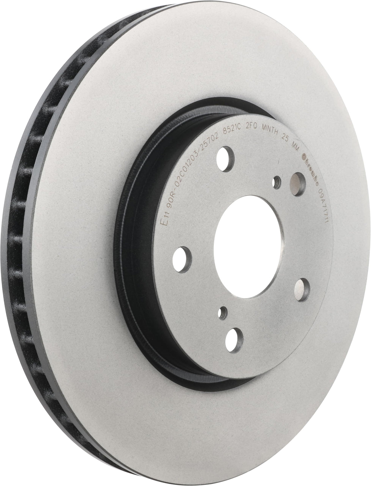 BREMBO 09A71711C02 Brembo 09.A717.11 UV Coated vented Front Brake Rotor LEXUS/TOYOTA/TOYOTA (FAW) OE# 4351230310