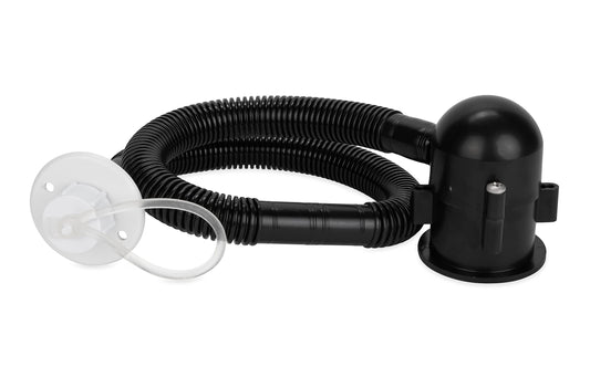 CAMCO 37420 Camco Flexible Camper/RV Drain | Designed for Campers w/Single Sink and No Holding Tanks | Includes 25” of ¾-Inch ID Hose | Crafted of Heavy-Duty Chemical-Resilient Polymer (37420)
