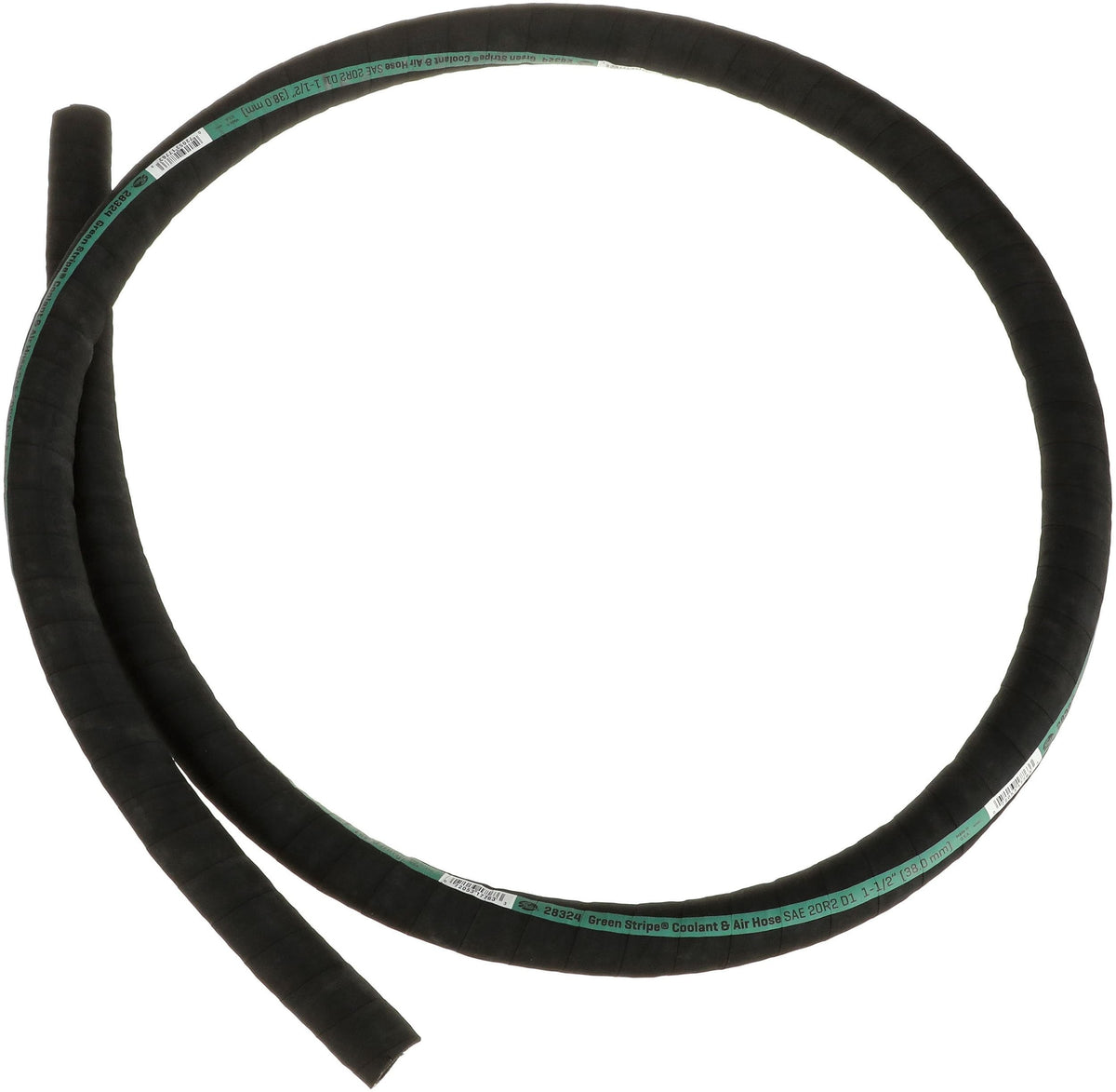 Gates 28324 Green Stripe Wire Inserted Straight Coolant