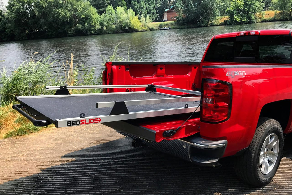 Bedslide 105841CLB BEDSLIDE Classic (58" X 41") – 10-5841-CLB – Durable Sliding Truck Bed Cargo Organizer – Made in The USA, 1,000 lb Capacity (Black)