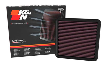 K&N FILTER 33-5131 K&N High-Flow Original Lifetime Engine Air Filter: Increase Power: Premium, Washable: Compatible with 2021-2025 Hyundai: Elantra, i30N, 33-5131