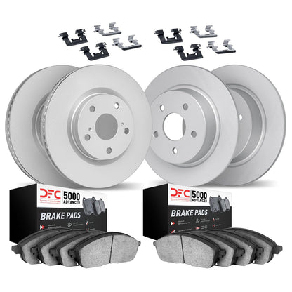 Dynamic Friction 4514-45043 DFC Front Rear Brake Kit