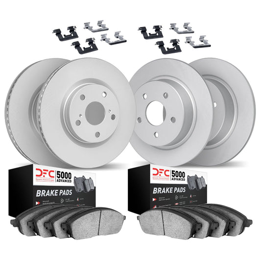Dynamic Friction 4514-45043 DFC Front Rear Brake Kit