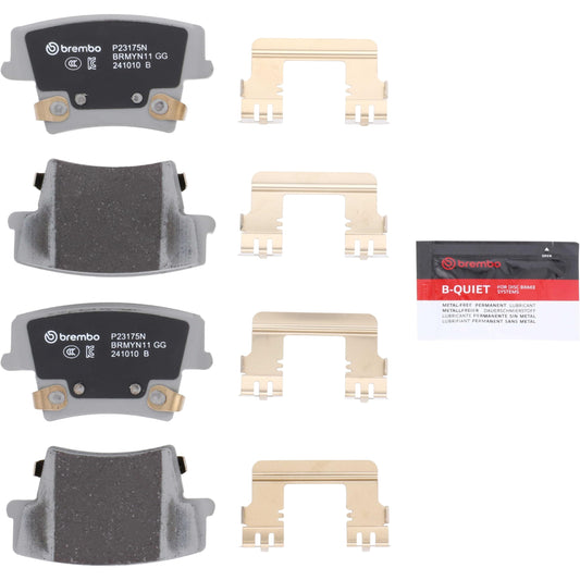 BREMBO P23175N Brembo P23175N Premium Ceramic Rear Disc Brake Pad Set CHRYSLER/CHRYSLER (BBDC)/DODGE/LANCIA OE# K05142561AA