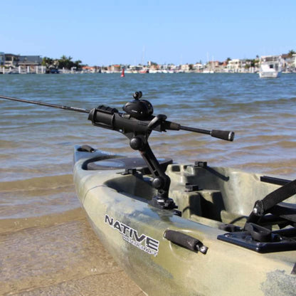 RAILBLAZA 02-4140-11 RAILBLAZA Fishing Rod Holder Extender for Boats, Kayaks, Inflatable Dinghy, and More