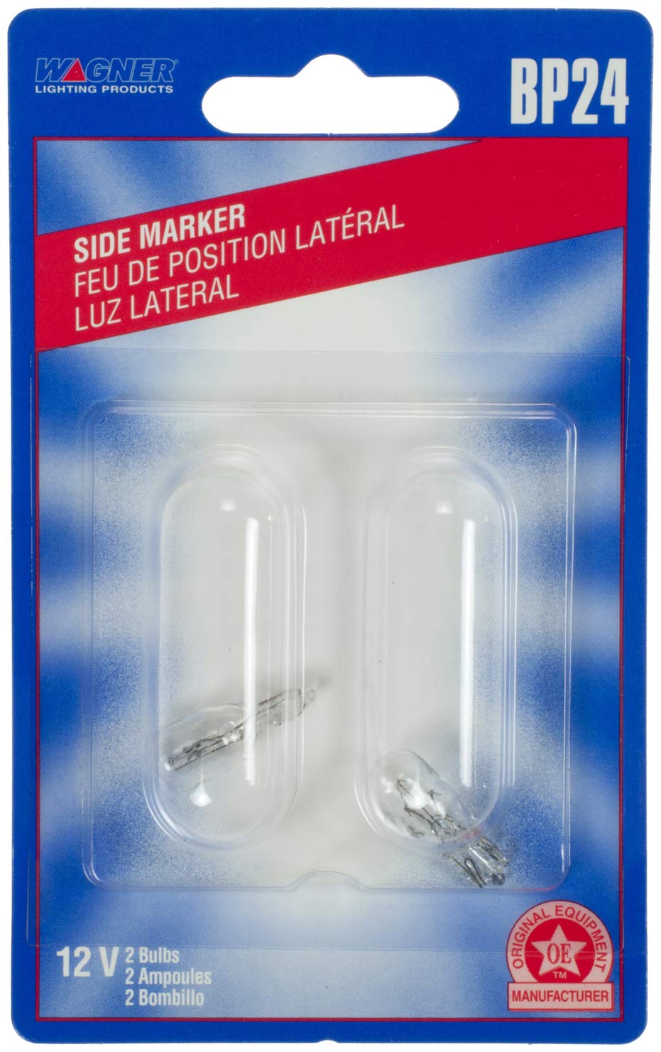 WAGNER BP24 Wagner Lighting BP24 Standard Multi-Purpose Light Bulb Card of 2