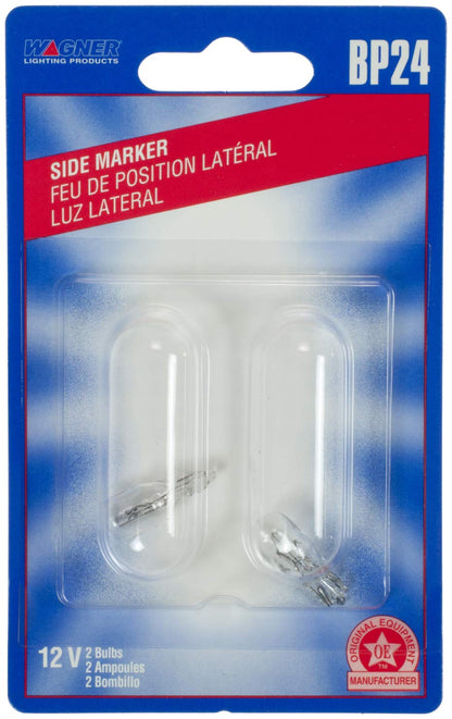 WAGNER BP24 Wagner Lighting BP24 Standard Multi-Purpose Light Bulb Card of 2