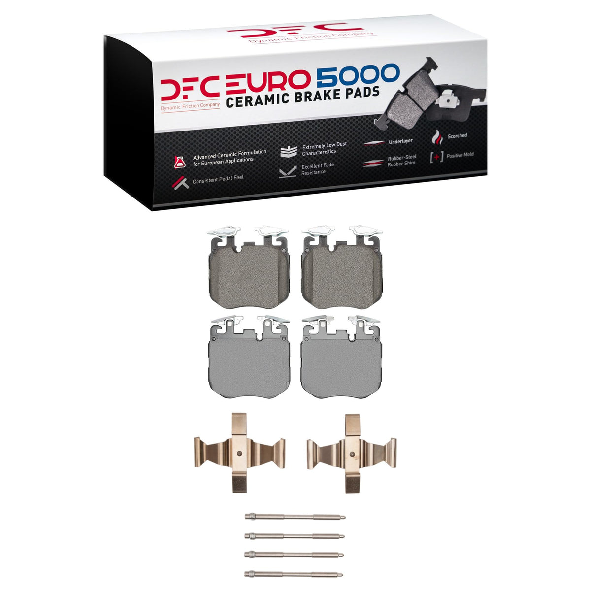 Dynamic Friction 1600-1868-01 DFC Front 5000 Euro Ceramic Brake Pads