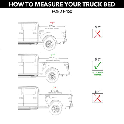 TRUXEDO 598101 RealTruck TruXedo Lo Pro Soft Roll Up Truck Bed Tonneau Cover | 598101 | Fits 2009 - 2014 Ford F-150 6' 7" Bed (78.8")