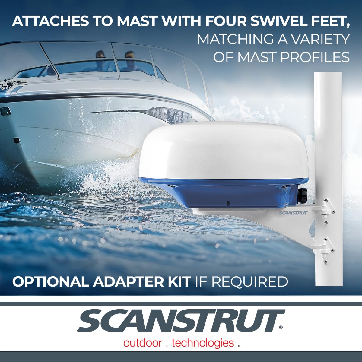 SCANSTRUT SC12 Scanstrut SC12 SC12 MAST MOUNT - MEDIUM