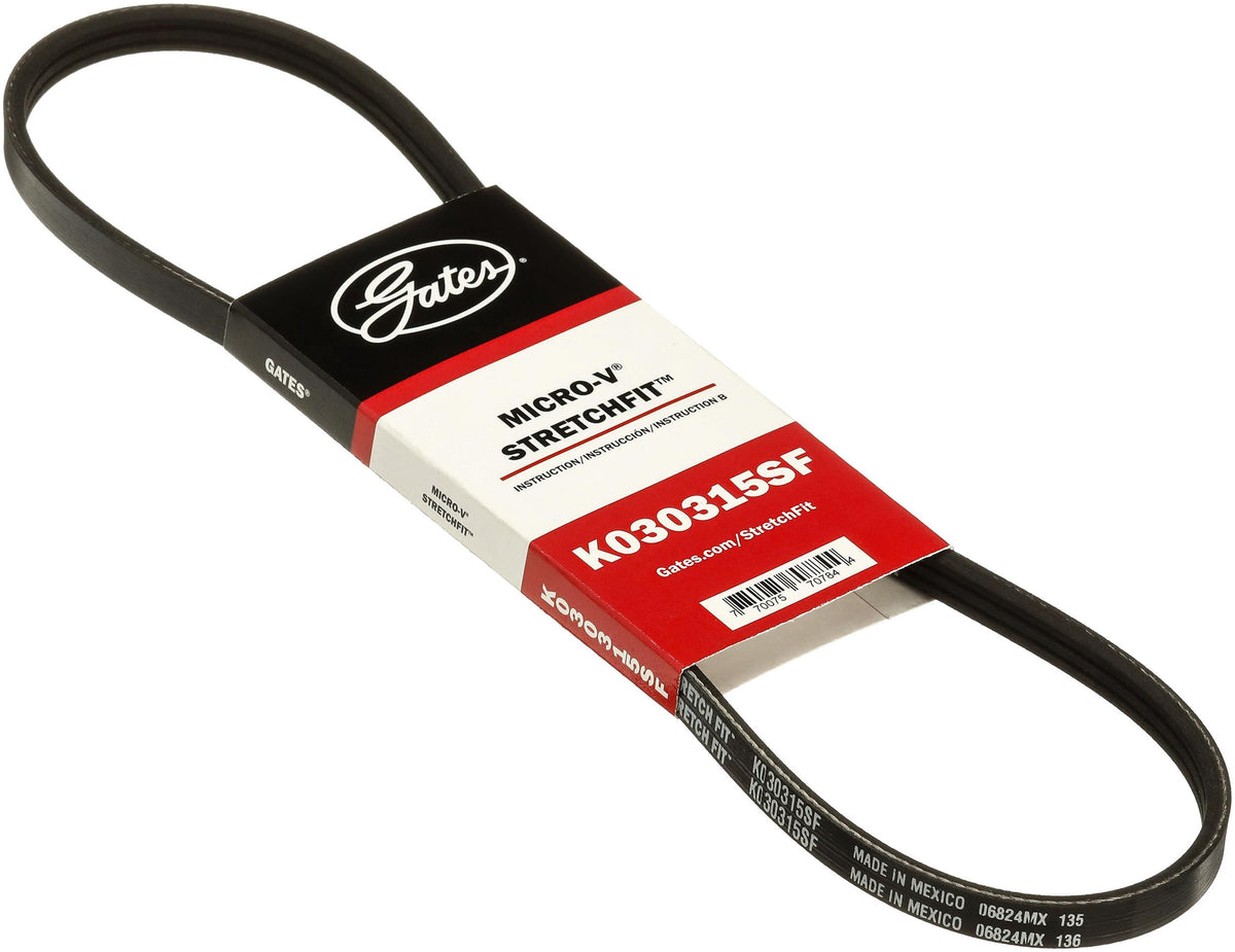 Gates K030315SF Genuine Stretch Fit Micro-V Serpentine Drive