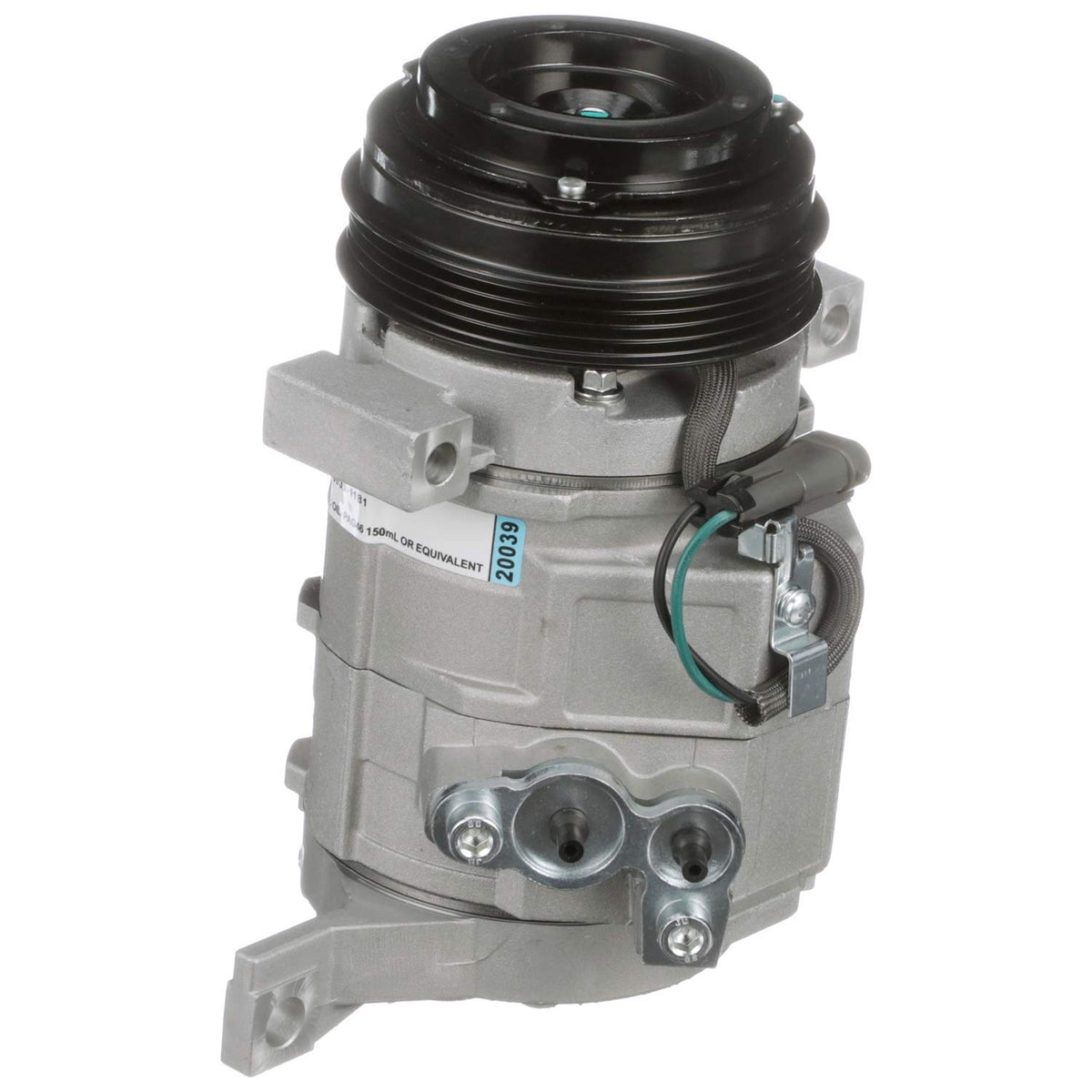 Delphi CS20039 New Air Conditioning Compressor, Grey/Black
