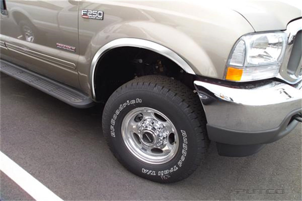 PUTCO 97216 Putco 97216 Stainless Steel Full Fender Trim Kit for Ford Super Duty
