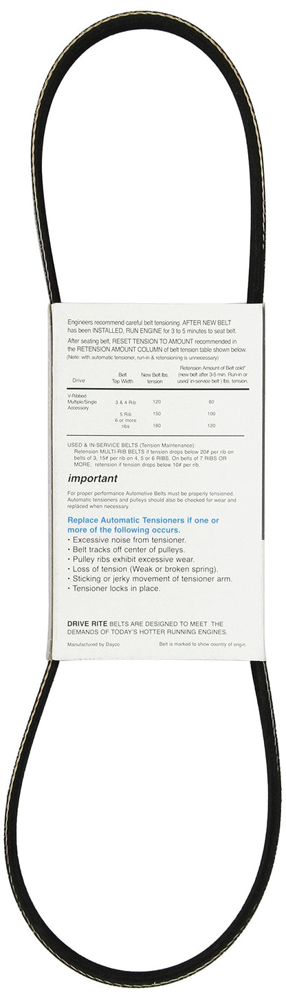 Dayco 5050340DR Serpentine Belt