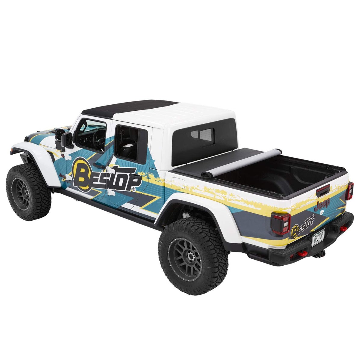 BESTOP 19280-17 Bestop EZ-Roll Soft Tonneau 1928017 for Jeep Gladiator JT 2020-2027