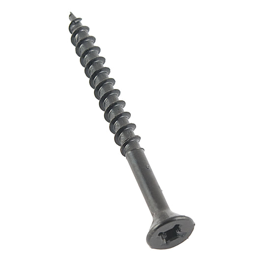 AP PRODUCTS 012-FSQ250BL8X1-1/2 AP Products 012-FSQ250 BL 8 X 1-1/2 Black Flat Head Screws, 1-1/2" / Pack of 250