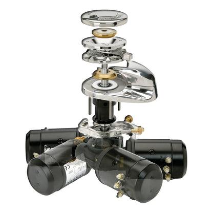 LEWMAR 6672011108-138 Lewmar 12V/700-Watt V2 Gypsy Only for Electric Power/Sailboats 30'-40' with Stainless Steel FastFit, Fits 5/16" G4 Chain, Max Pull 1,875 lbs. - 2020201194