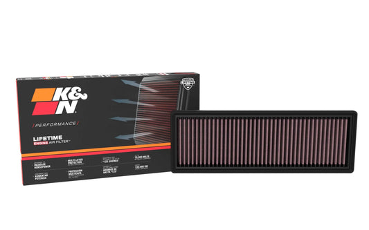 K&N FILTER 33-5146 K&N High-Flow Original Lifetime Engine Air Filter: Increase Power: Premium, Washable: Compatible with 2024-2026 FORD: (See Product Descriptions for Select Models), 33-5146