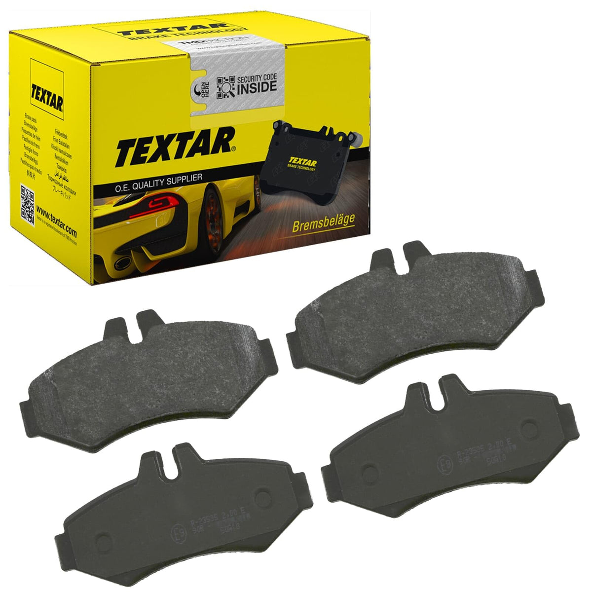 TEXTAR 2302101 Textar 2302101 BRAKE PAD SET