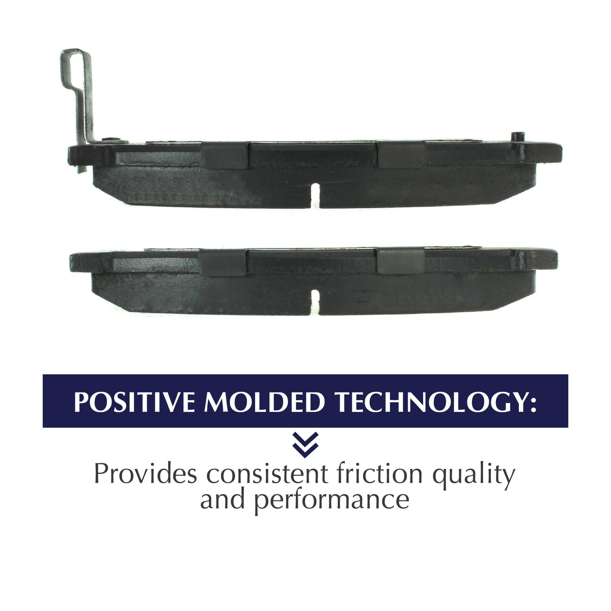 Centric Parts 105.12730 POSI-QUIET Automotive Front Brake Pads