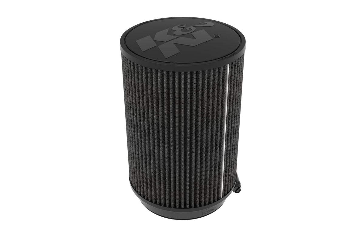 K&N FILTER RU-3127HBK K&N Dryflow Lifetime Universal Clamp-On Air Filter: Dry Synthetic, Washable, Oil-Freer: Flange Diameter: 5 In, Filter Height: 9 In, Flange Length: 1 In, Shape: Round Straight, RU-3127HBK