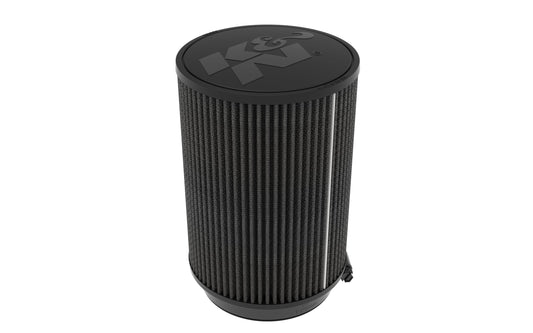 K&N FILTER RU-3127HBK K&N Dryflow Lifetime Universal Clamp-On Air Filter: Dry Synthetic, Washable, Oil-Freer: Flange Diameter: 5 In, Filter Height: 9 In, Flange Length: 1 In, Shape: Round Straight, RU-3127HBK
