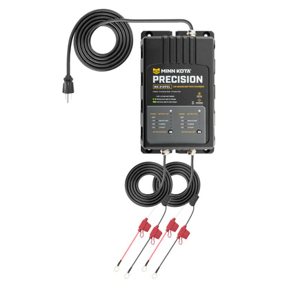 MINN KOTA 1832121 Minn Kota Precision MK-212PCL On-Board Marine Battery Charger – 2 Banks, 6 Amps Each