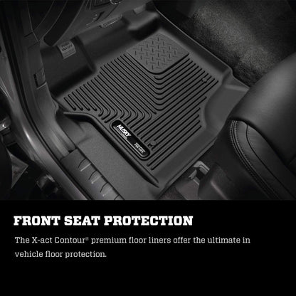 Husky Liners 54788 Husky Liners 54788 Fits 2019-20 Dodge Ram 2500 Crew Cab X-act Contour Front and 2nd Seat Floor Liners