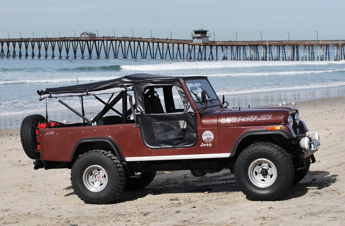 BESTOP 51405-01 Bestop Tigertop Black Crush 5140501 for Jeep CJ5 & M38A1 1951-1975