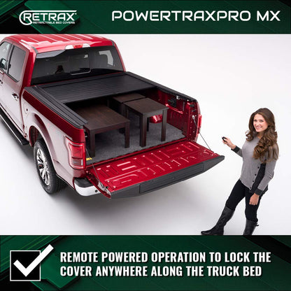 RealTruck 90455 RealTruck Retrax PowertraxPRO MX Retractable Truck Bed Tonneau Cover – 90455 – Fits 2023 - 2025 Chevy/GMC Colorado/Canyon 5' Bed (58.9")