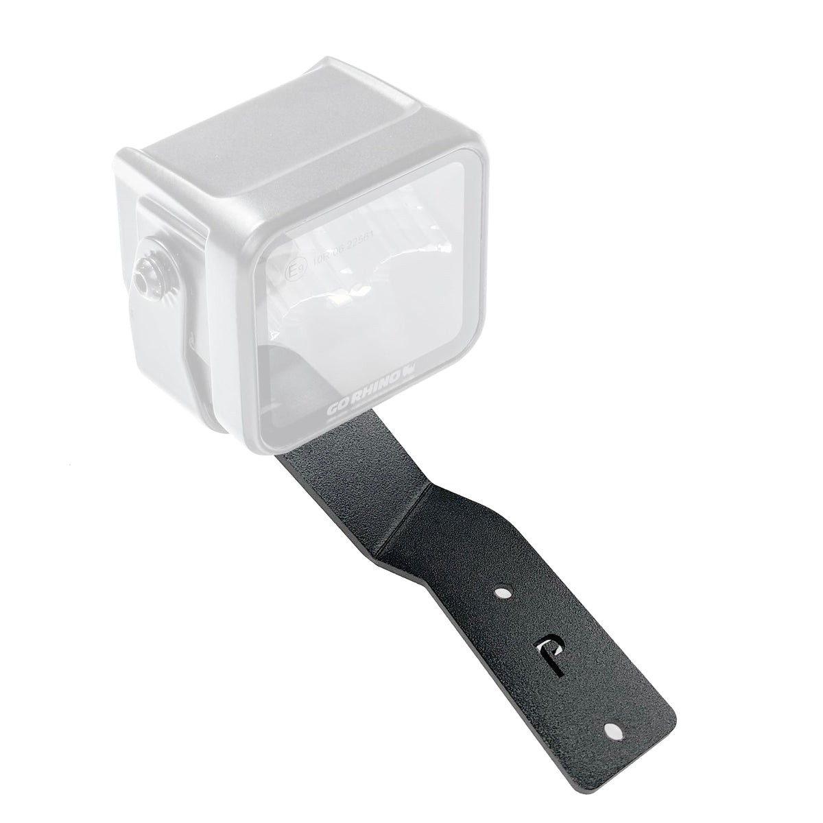 GO RHINO 732275T Go Rhino! XE Hood Hinge Cube Light Mount | Mild Steel, Textured Black | 732275T | Fits 2021-2023 Ford Bronco Sport