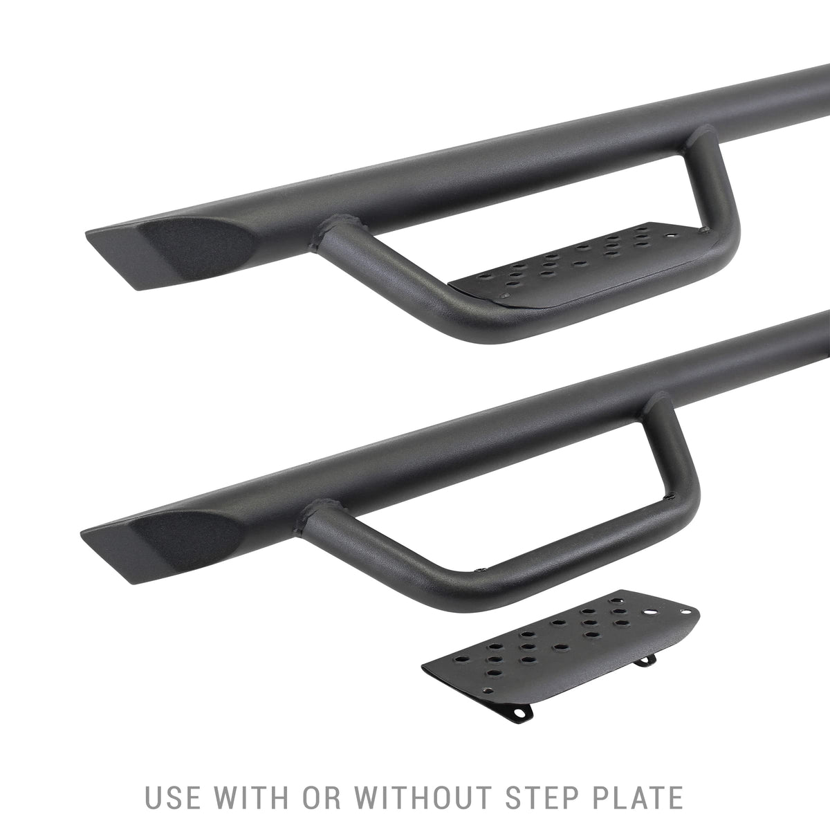 GO RHINO D20073T Go Rhino Dominator Xtreme D2 Side Steps Side Steps | 73" Mild Steel, Textured Black | D20073T