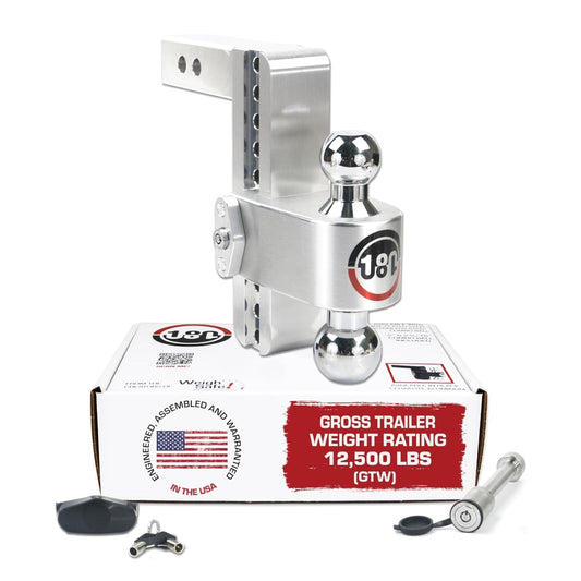 WEIGH SAFE CTB8-2-KA Weigh Safe CTB8-2-KA Drop Hitch Receiver: 2 Inches Adjustable