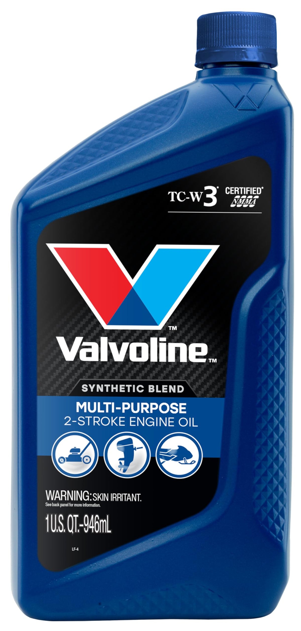 VALVOLINE 822384 Valvoline 2-Stroke Multi-Purpose TCW-3 Motor Oil 1 Quart