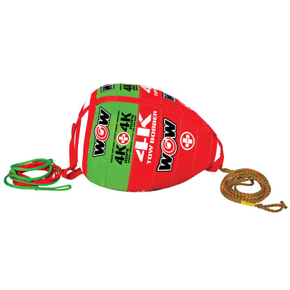 WOW SPORTS 15-3000 Wow Sports 4K Tow Rope with Bobber - 60 ft - Floating Buoy Indicator