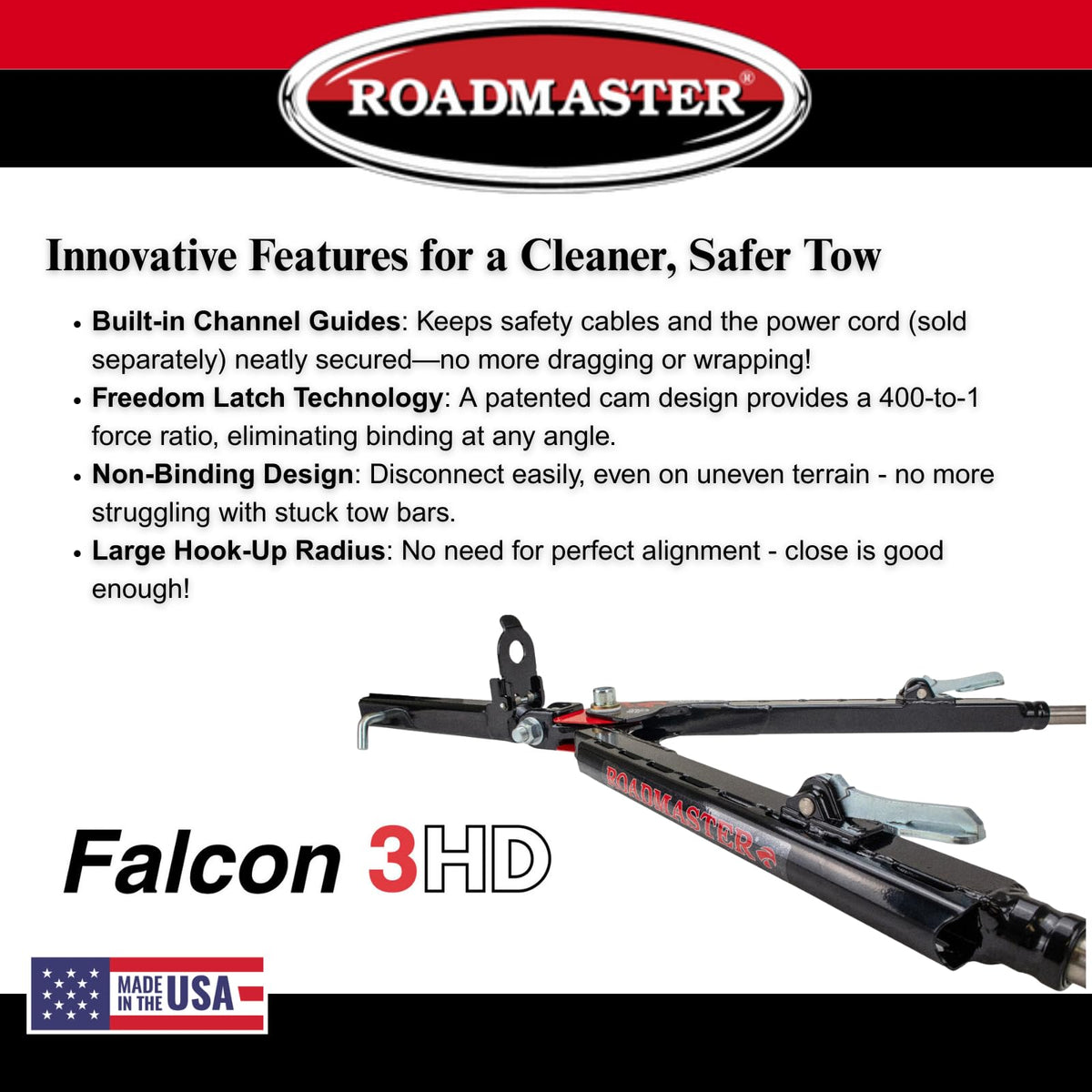 ROADMASTER 622 Roadmaster 622 Falcon 3HD Tow Bar