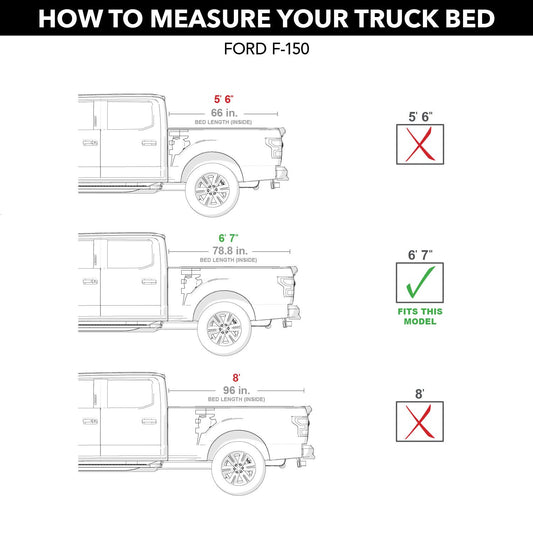TRUXEDO 578101 RealTruck TruXedo Lo Pro Soft Roll Up Truck Bed Tonneau Cover | 578101 | Fits 2004 - 2008 Ford F-150 6' 7" Bed (78.8")