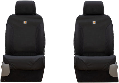 COVERCRAFT SSC2545COBK Covercraft Carhartt Super Dux SeatSaver Custom Seat Covers | SSC2545COBK | 1st Row Bucket Seats | Compatible with 2019-2021 Ram 2500/3500 | Black