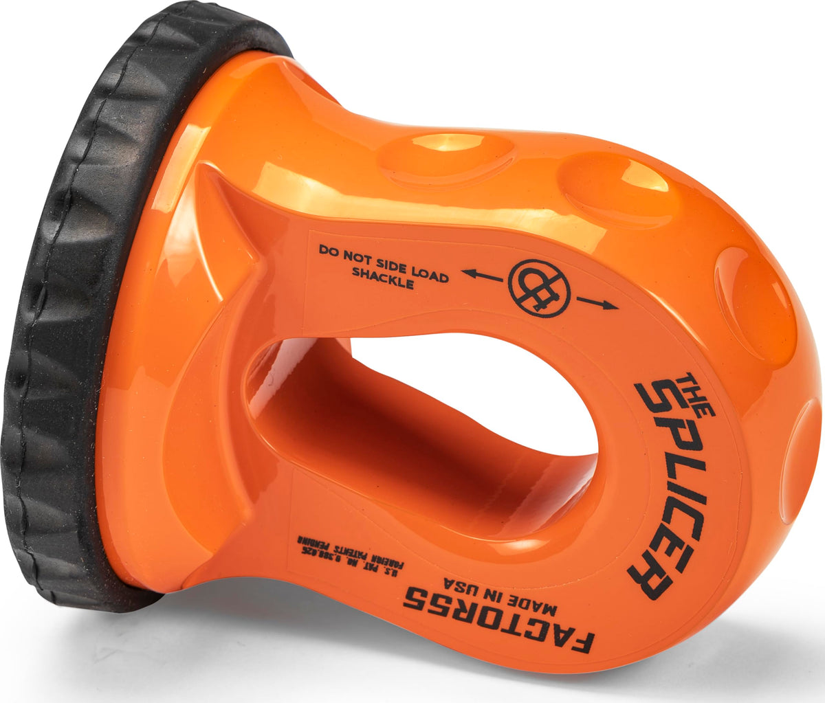 FACTOR 55 00352-07 Factor 55 Splicer Synthetic Rope Shackle, Fits Rope up to 1/2" - Orange